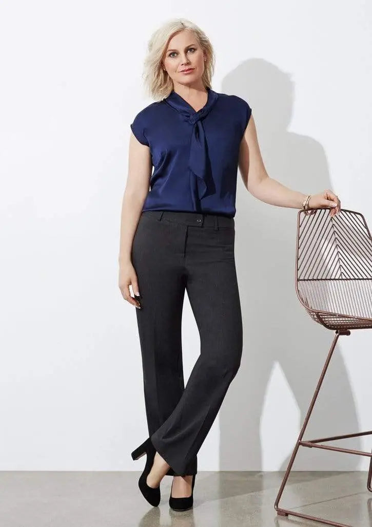 Biz Collection Women’s Classic Flat Front Pant Bs29320 Metro Workwear.